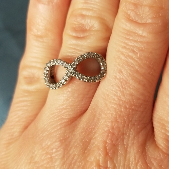 Infinity Rhinestone Ring - Picture 3 of 3